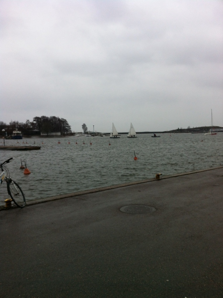 Sail boats racing