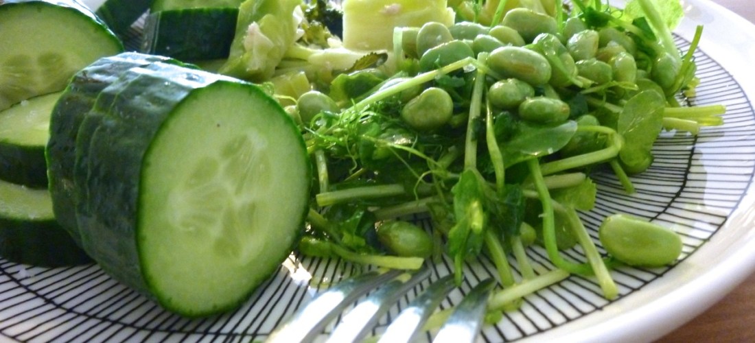Cucumber and Edamame