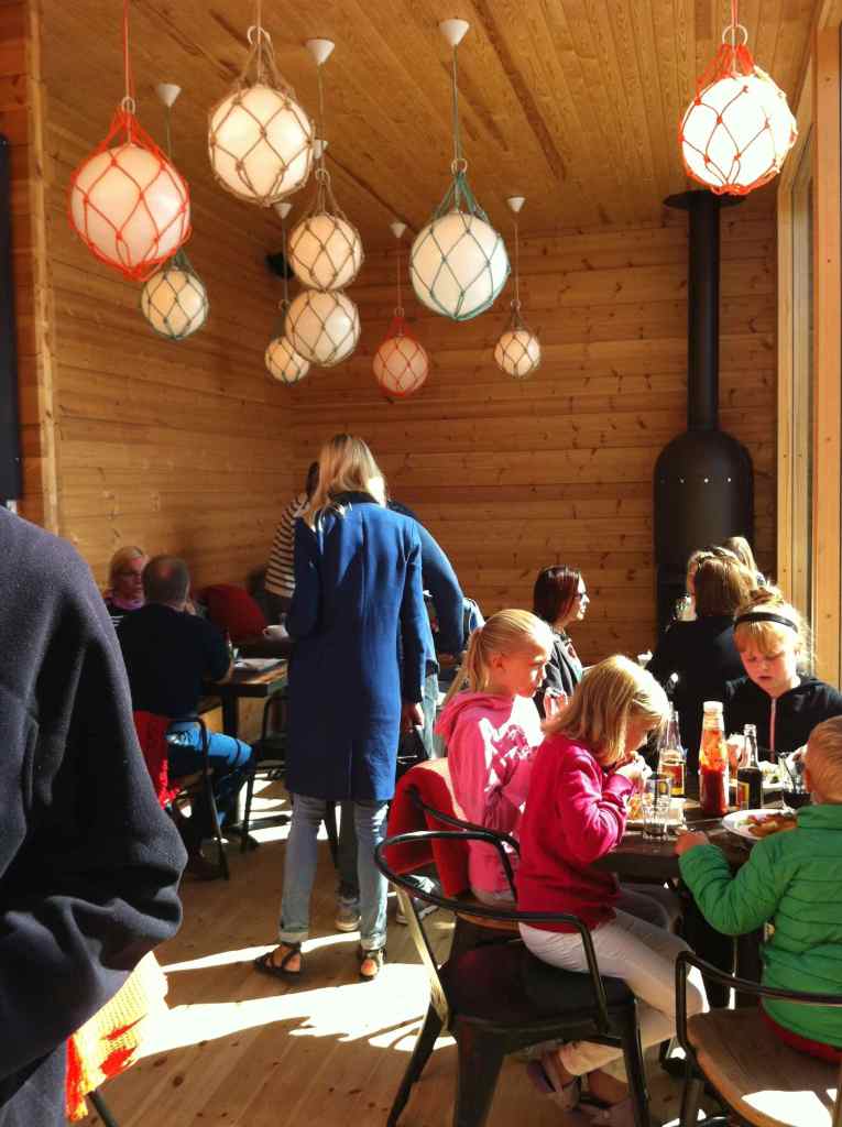 The lovely inside of Cafe Birgitta, Helsinki